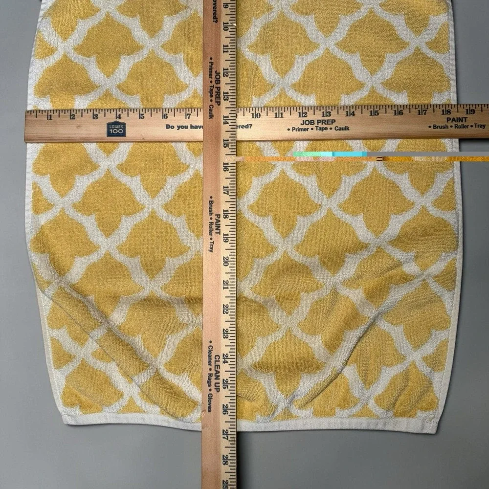 POTTERY BARN Set Of 4 Marlo Marigold Organic Cotton Turkish Towels 2 Bath 2 Hand